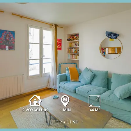 Apartment L'opaline ~ T2 Calme ~ Proche Metro Ideal Pour Jo Paris